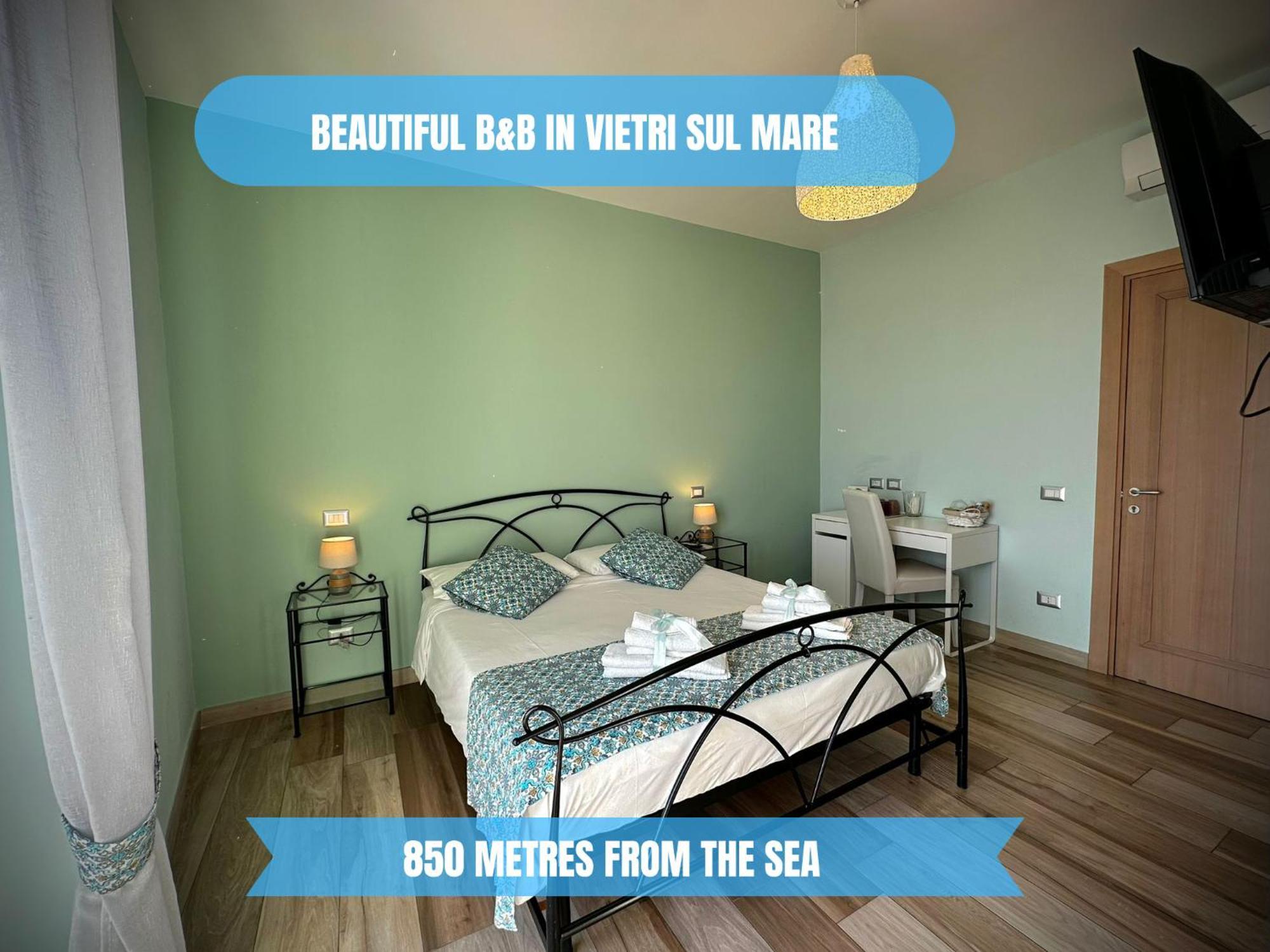 ---5 Minutes From The Sea ---Panorama And A-C Bed and Breakfast Vietri Εξωτερικό φωτογραφία